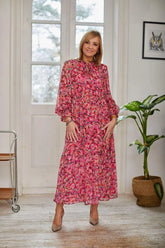 La Aurora phenomenal chiffon boho style dress  Adomoo